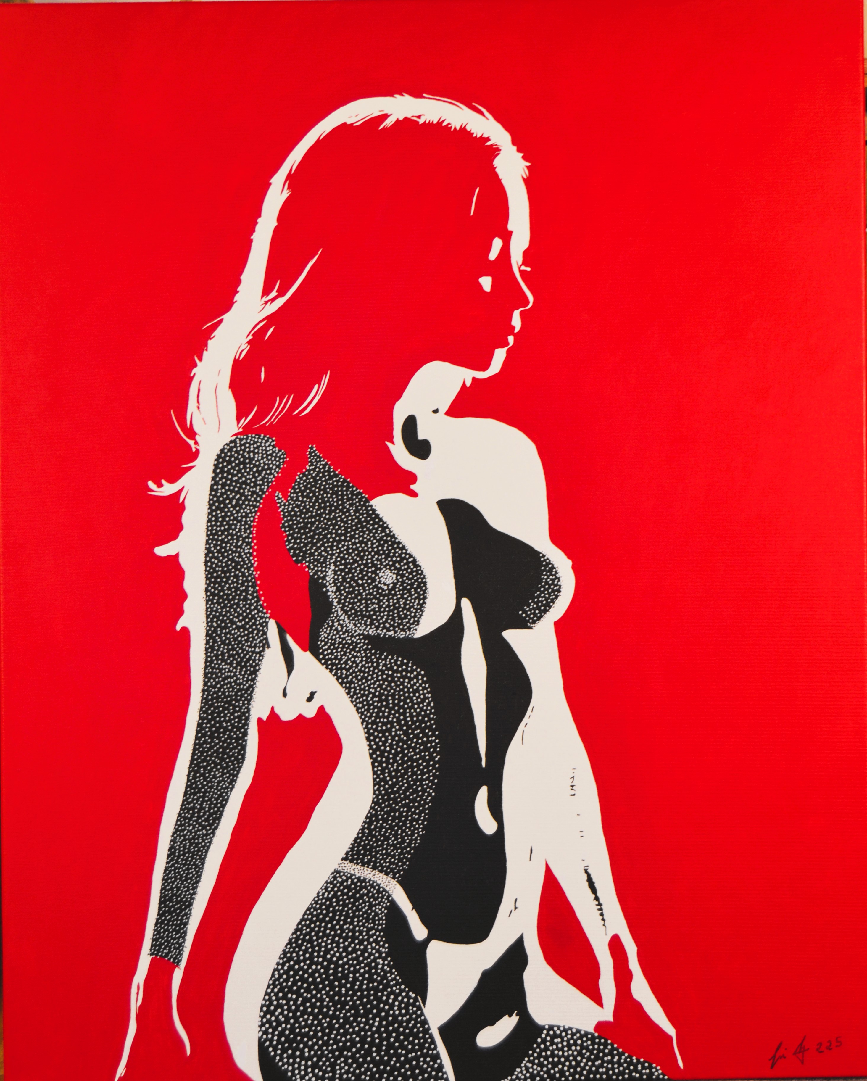 2 red fantasy,100x80cm,Acryl auf Leinwand