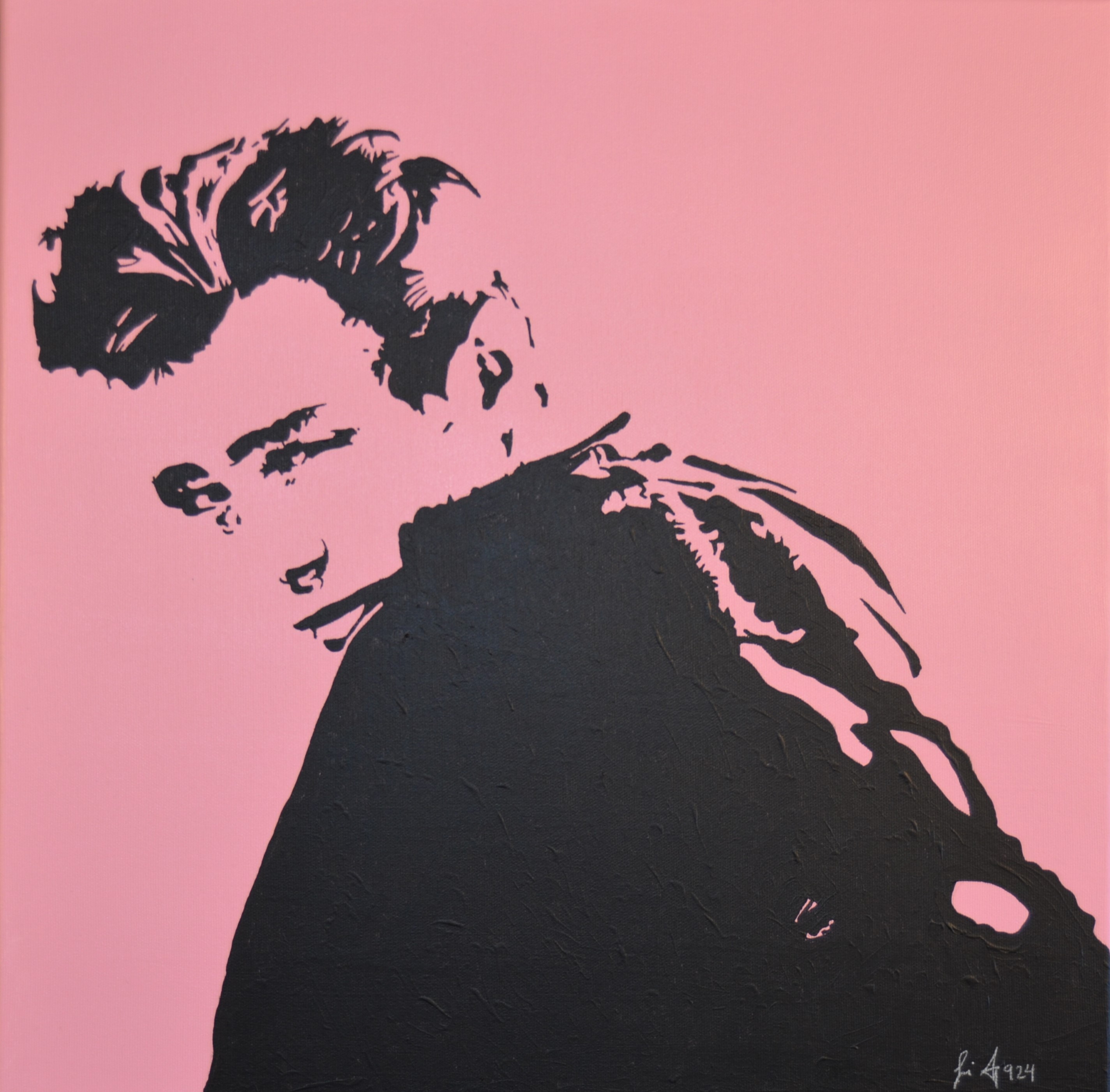 38 James Dean, 50x50cm, Acryl auf Leinwand